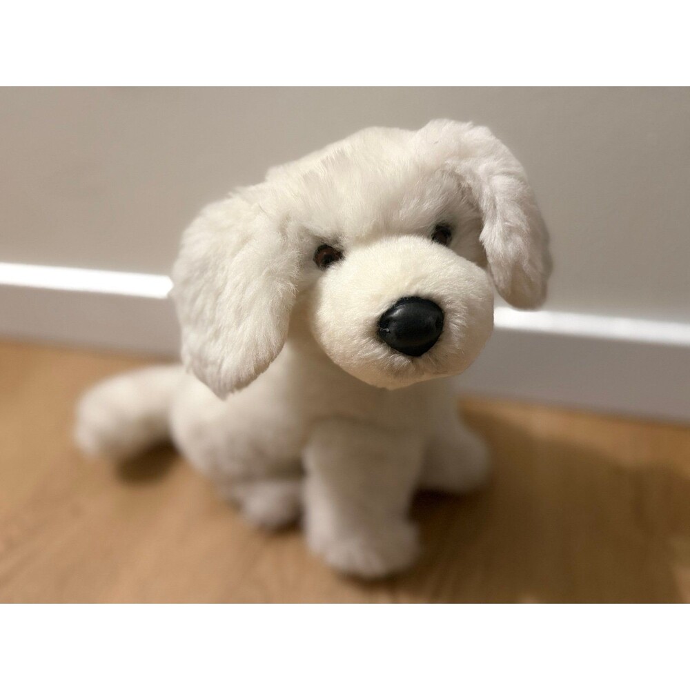 Russ Berrie Shep White Dog Plush